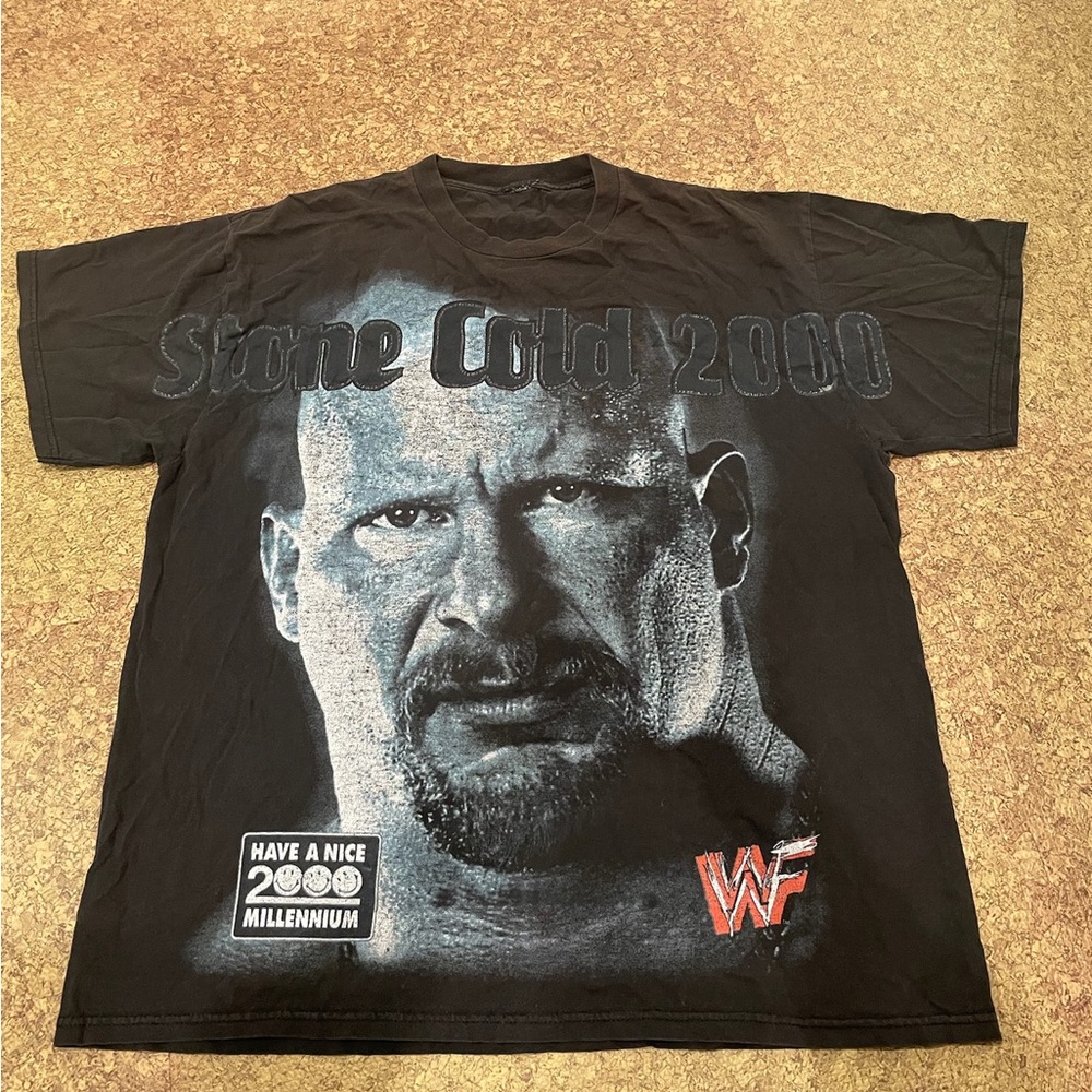 limited edition millennium stone cold steve austin vintage tee